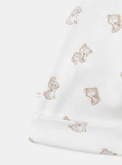 Hat, Mittens-Sergent Major White NEWBORN BEANY