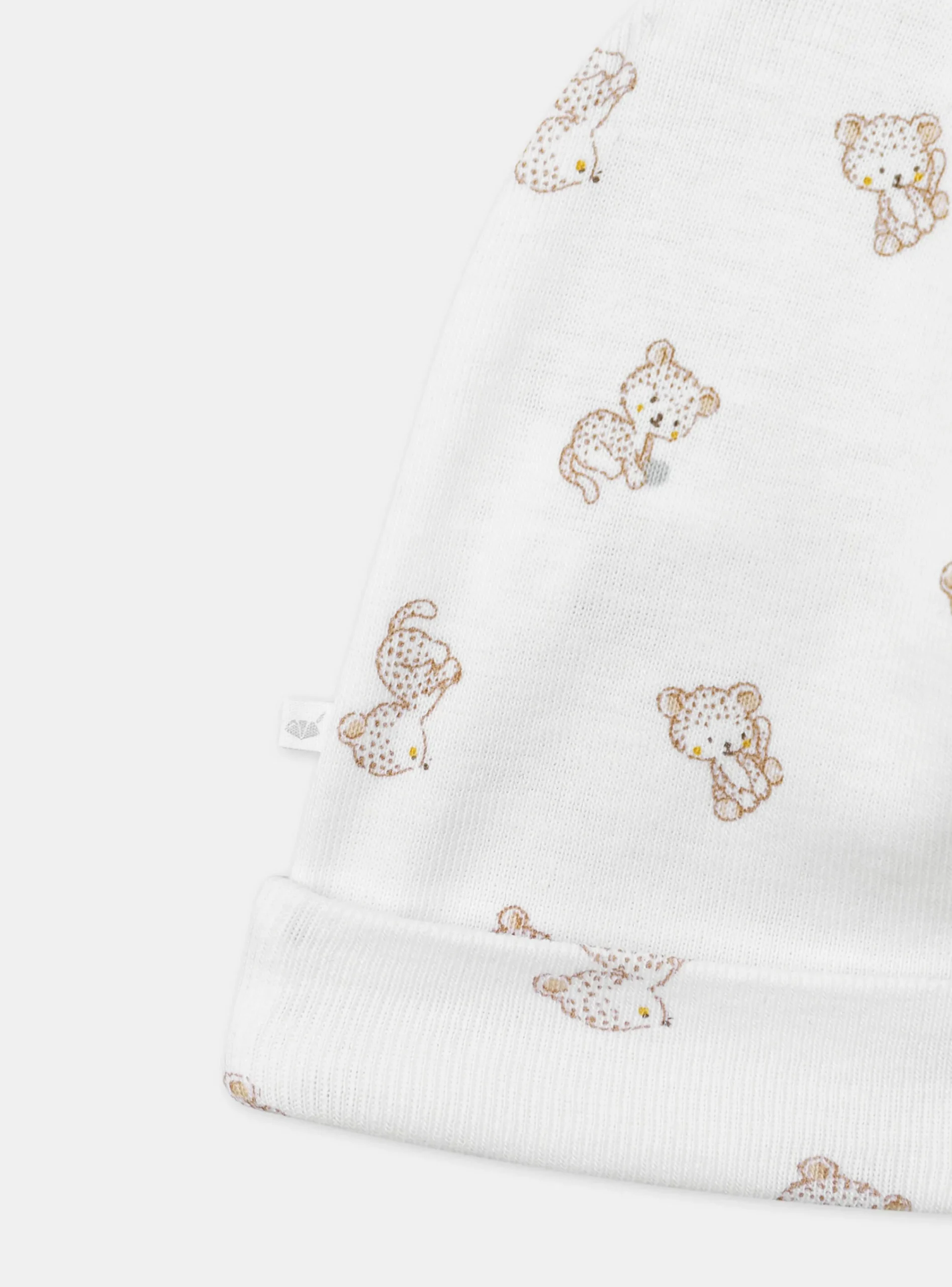 Hat, Mittens-Sergent Major White NEWBORN BEANY