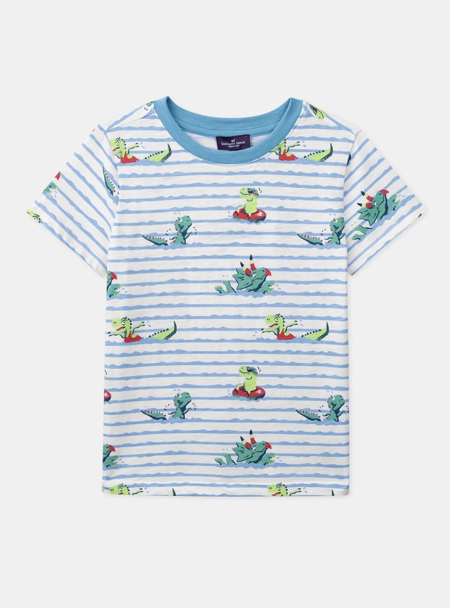 T-shirt, Polo Shirt-Sergent Major White TEE SHIRT SS
