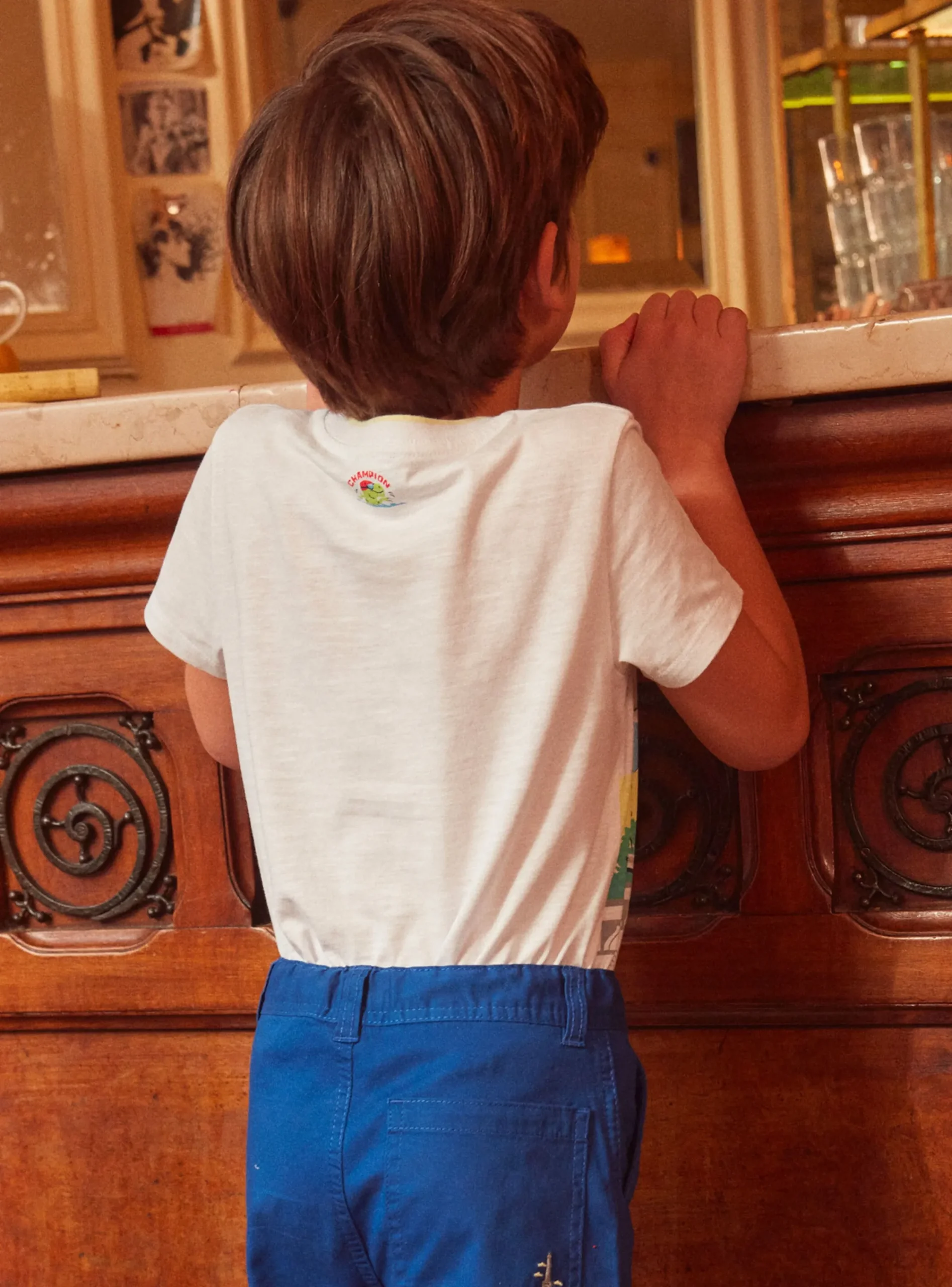 T-shirt, Polo Shirt-Sergent Major White TEE SHIRT SS