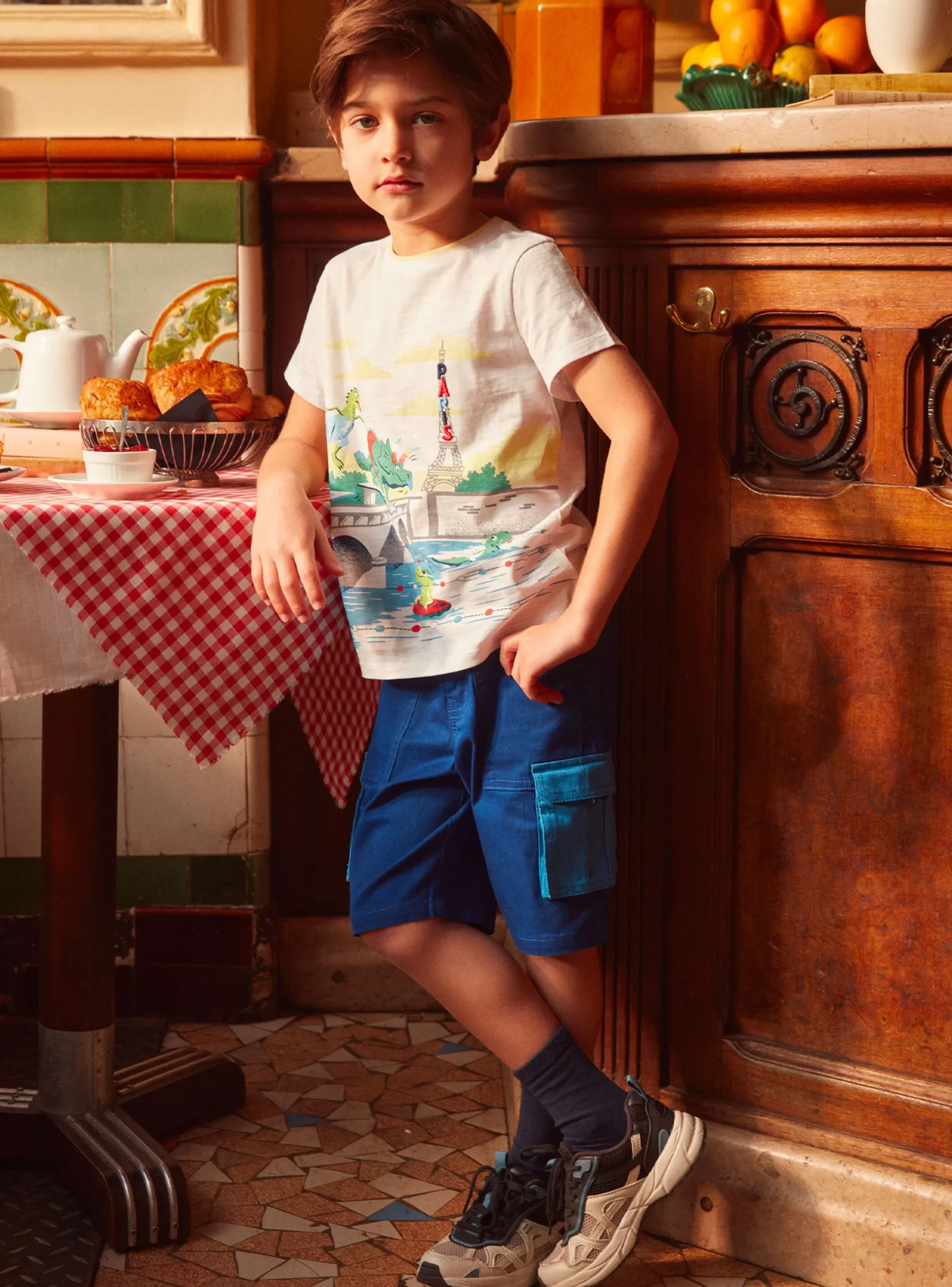 T-shirt, Polo Shirt-Sergent Major White TEE SHIRT SS