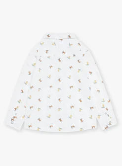 Shirt | T-shirt, Polo Shirt-Sergent Major White tiger skater shirt