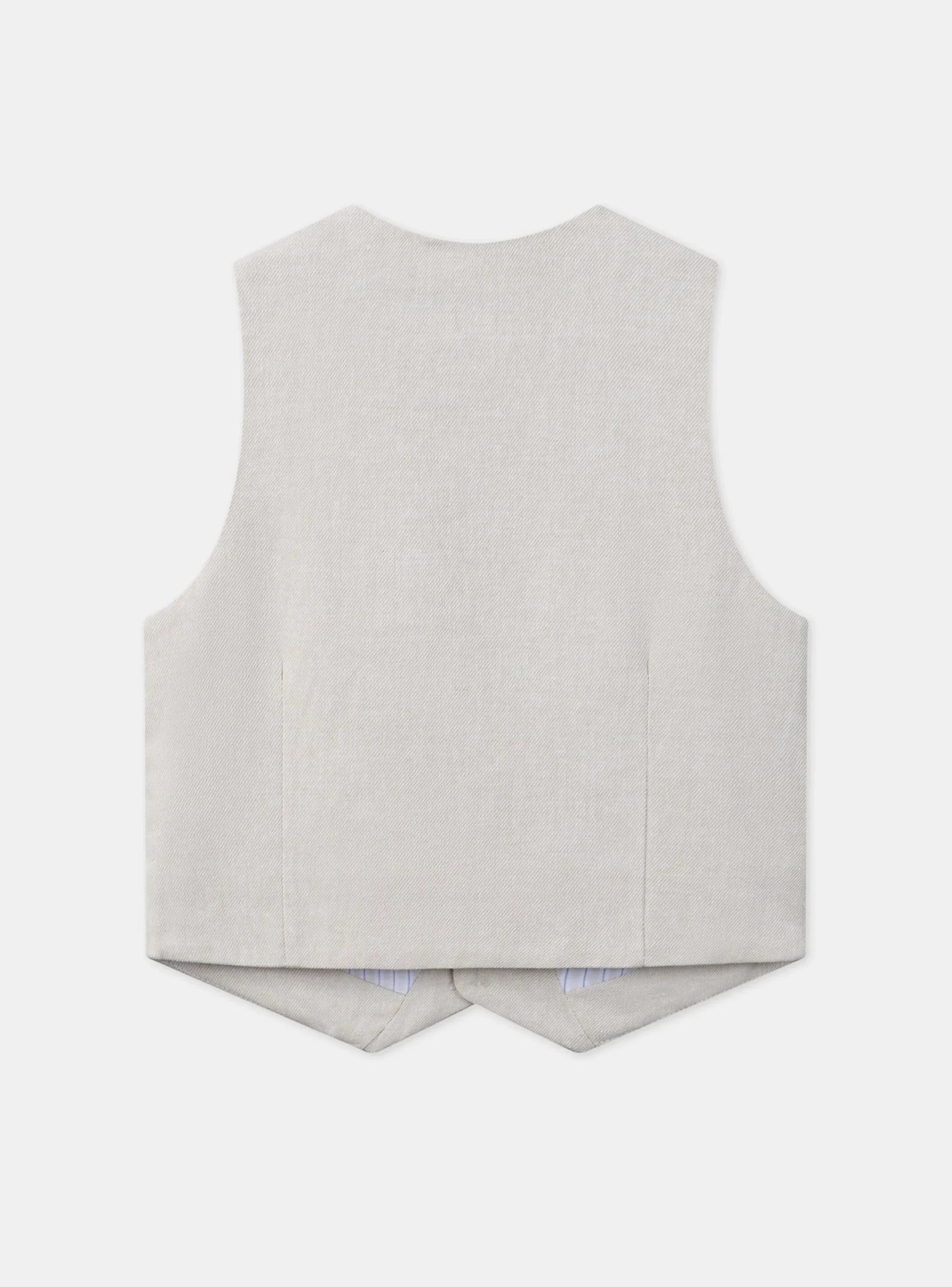 Coat, Parka, Jacket-Sergent Major White WAISTCOAT