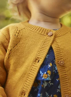Knitwear, Sweater, Cardigan | Knitwear, Sweater, Cardigan-Sergent Major Yellow amber cardigan