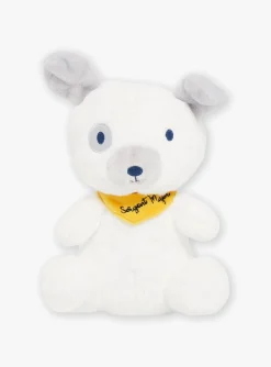 Toys & Softies-Sergent Major Yellow and white dog plush