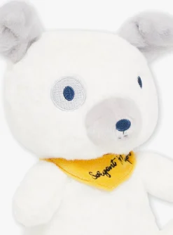 Toys & Softies-Sergent Major Yellow and white dog plush