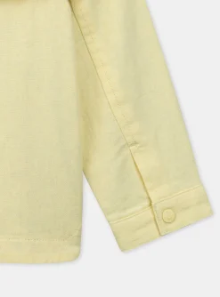 Coat, Parka, Jacket-Sergent Major Yellow jacket with a ruffle