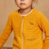 Knitwear, Sweater, Cardigan-Sergent Major Yellow long-sleeved cardigan
