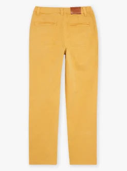 Trousers, Jeans-Sergent Major Yellow straight-leg pants
