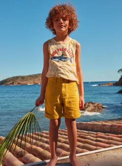 T-shirt, Polo Shirt-Sergent Major Yellow TANK TOP